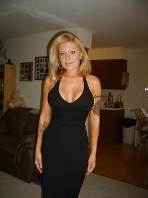 Cock pressing against her
